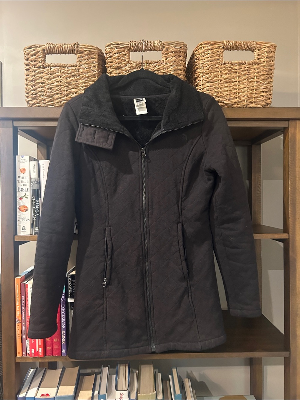 The North Face Women's Dark Brown Quilted Zip Jacket